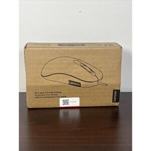 Lenovo 100 USB-A Wired Computer‎ Pc Mouse Model SM-1035 - 2022